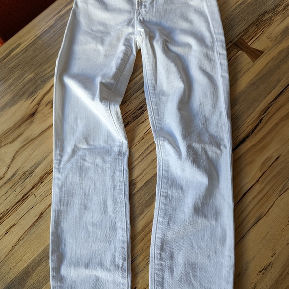 J Crew Toothpick White Jeans